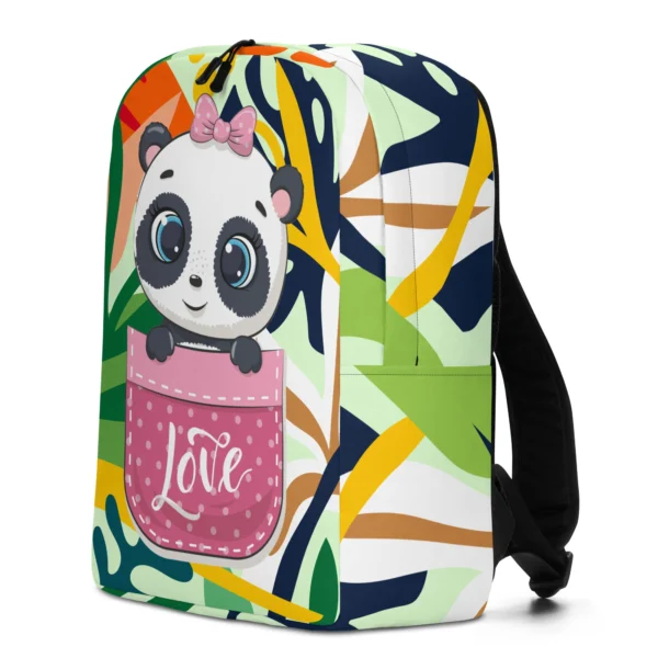 Cute Panda Love Minimalist Backpack - Perfect For Adventures