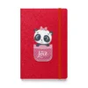 Personalized Valentine's Day Gift: Hardcover Bound Notebook with Cute Panda Love Design