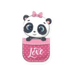 Cute Panda Love Bubble-Free Stickers – Perfect For Decorating