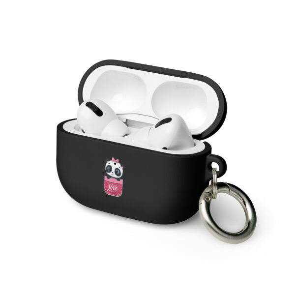 Cute Panda Love Pocket Rubber Case for AirPods®