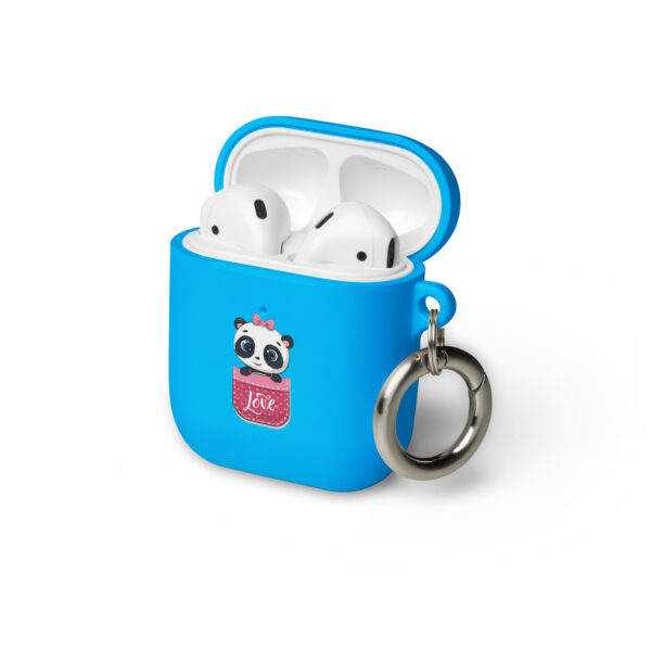 Cute Panda Love Pocket Rubber Case for AirPods®