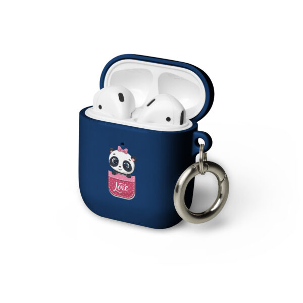 Cute Panda Love Pocket Rubber Case for AirPods®