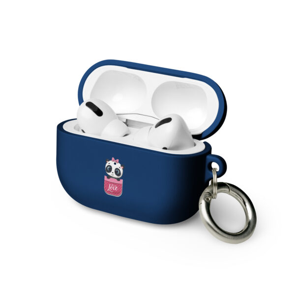 Cute Panda Love Pocket Rubber Case for AirPods®