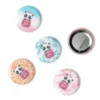 Cute Panda Love Set of 5 Pin Buttons - Adorable Panda Gift