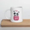 Cute Panda Love White Glossy Mug – Perfect for Coffee Lovers