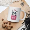 Cute Panda Love White Glossy Mug – Perfect for Coffee Lovers