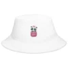 Cute Panda Love Embroidered Bucket Hat - Cool Outdoor Hat