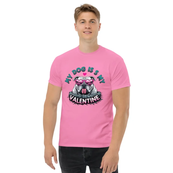 My Dog is My Valentine T-Shirt – Perfect Gift for Dog Lovers