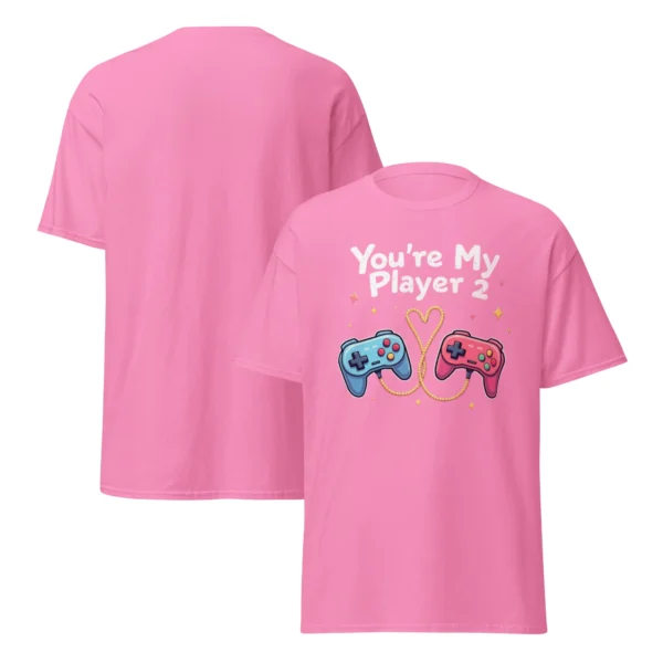 You're My Player 2 Retro Gaming Valentine’s T-Shirt