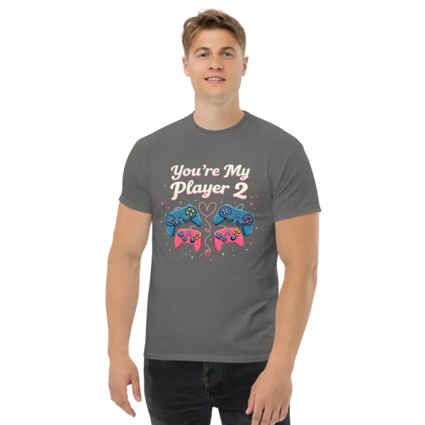 You're My Player 2 Unisex T-Shirt – 8-Bit Gaming Couple Gift