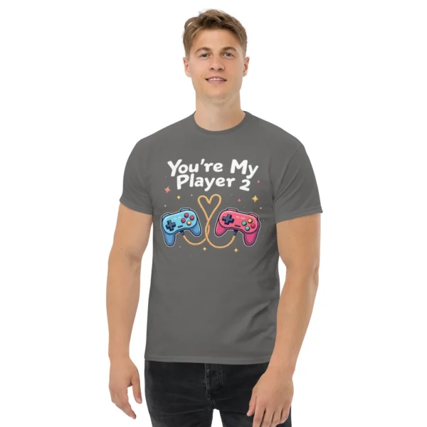 You're My Player 2 Retro Gaming Valentine’s T-Shirt