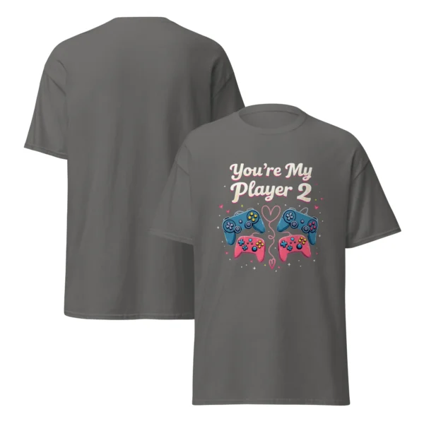 You're My Player 2 Unisex T-Shirt – 8-Bit Gaming Couple Gift