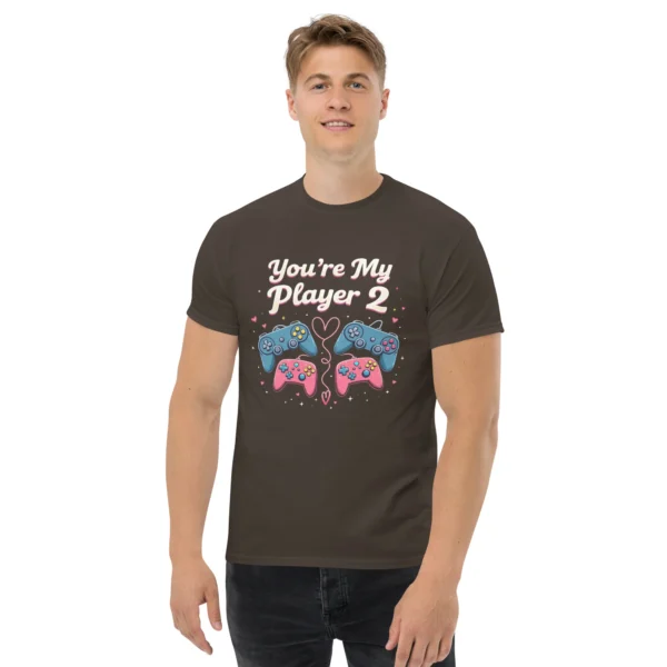 You're My Player 2 Unisex T-Shirt – 8-Bit Gaming Couple Gift