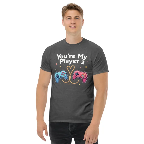 You're My Player 2 Retro Gaming Valentine’s T-Shirt