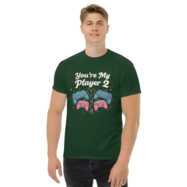 You're My Player 2 Unisex T-Shirt – 8-Bit Gaming Couple Gift