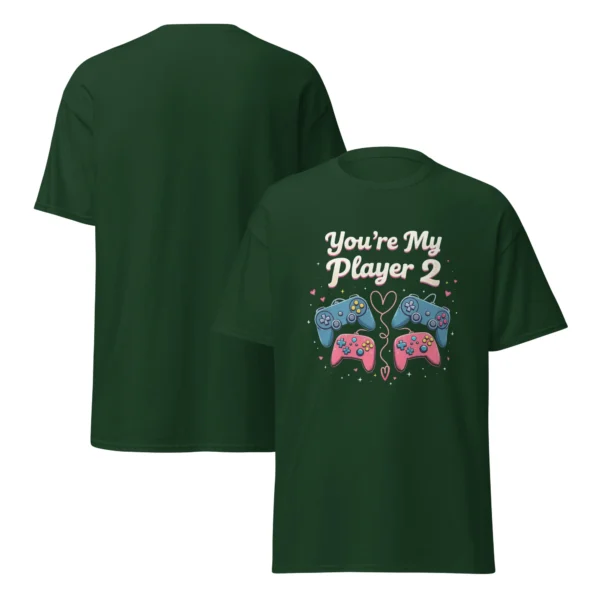 You're My Player 2 Unisex T-Shirt – 8-Bit Gaming Couple Gift