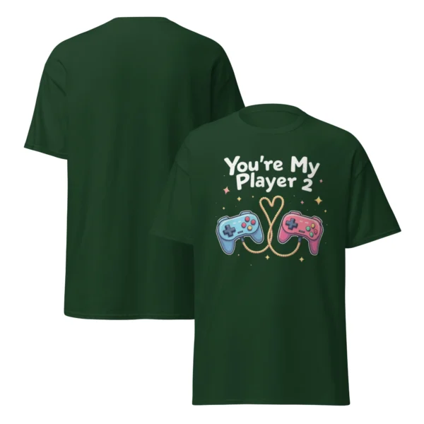 You're My Player 2 Retro Gaming Valentine’s T-Shirt