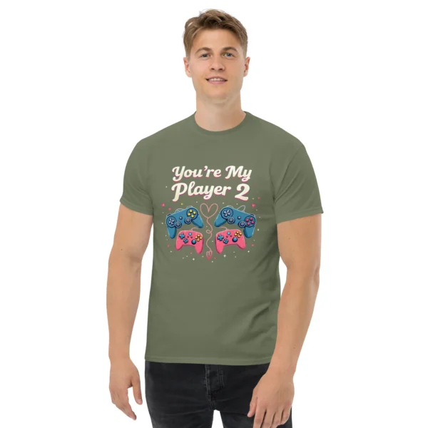 You're My Player 2 Unisex T-Shirt – 8-Bit Gaming Couple Gift