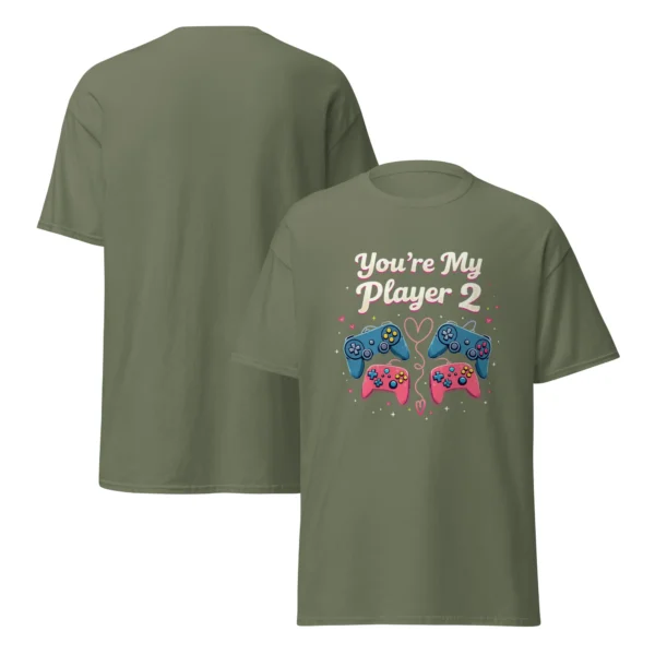 You're My Player 2 Unisex T-Shirt – 8-Bit Gaming Couple Gift