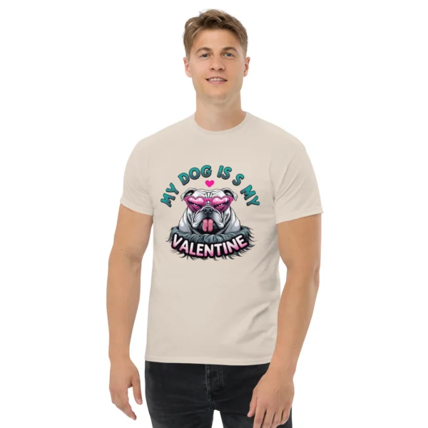 My Dog is My Valentine T-Shirt – Perfect Gift for Dog Lovers