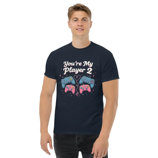 You're My Player 2 Unisex T-Shirt – 8-Bit Gaming Couple Gift
