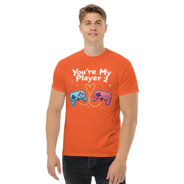 You're My Player 2 Retro Gaming Valentine’s T-Shirt