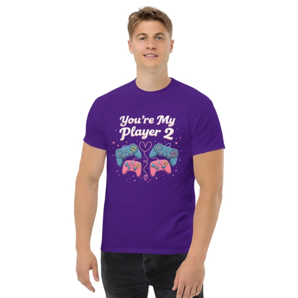 You're My Player 2 Unisex T-Shirt – 8-Bit Gaming Couple Gift