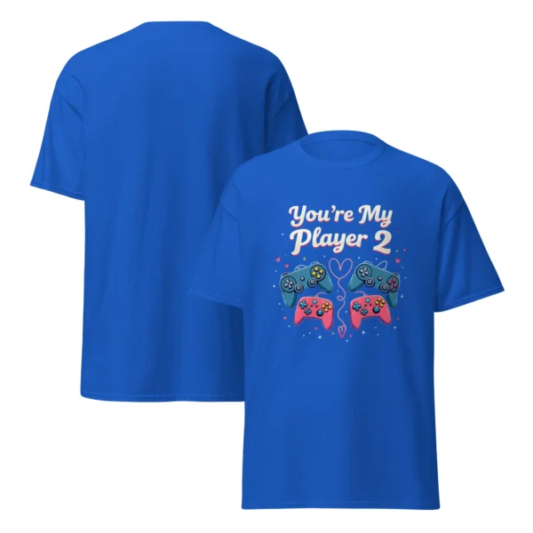 You're My Player 2 Unisex T-Shirt – 8-Bit Gaming Couple Gift