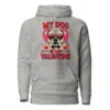 Grumpy Bulldog Valentine Hoodie – Premium Unisex Pullover