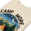 Camp More, Worry Less Premium Sweatshirt – Nature Lover Gift