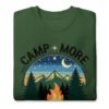 Camp More, Worry Less Premium Sweatshirt – Nature Lover Gift