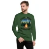 Camp More, Worry Less Premium Sweatshirt – Nature Lover Gift