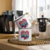 You're My Player 2 Enamel Mug - Cute Couple Gift for Gamers