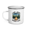 Camp More, Worry Less Enamel Mug - Sip & Relax in the Wild
