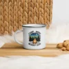 Camp More, Worry Less Enamel Mug - Sip & Relax in the Wild