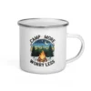 Camp More, Worry Less Enamel Mug - Sip & Relax in the Wild