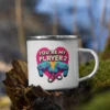 You're My Player 2 Enamel Mug - Cute Couple Gift for Gamers