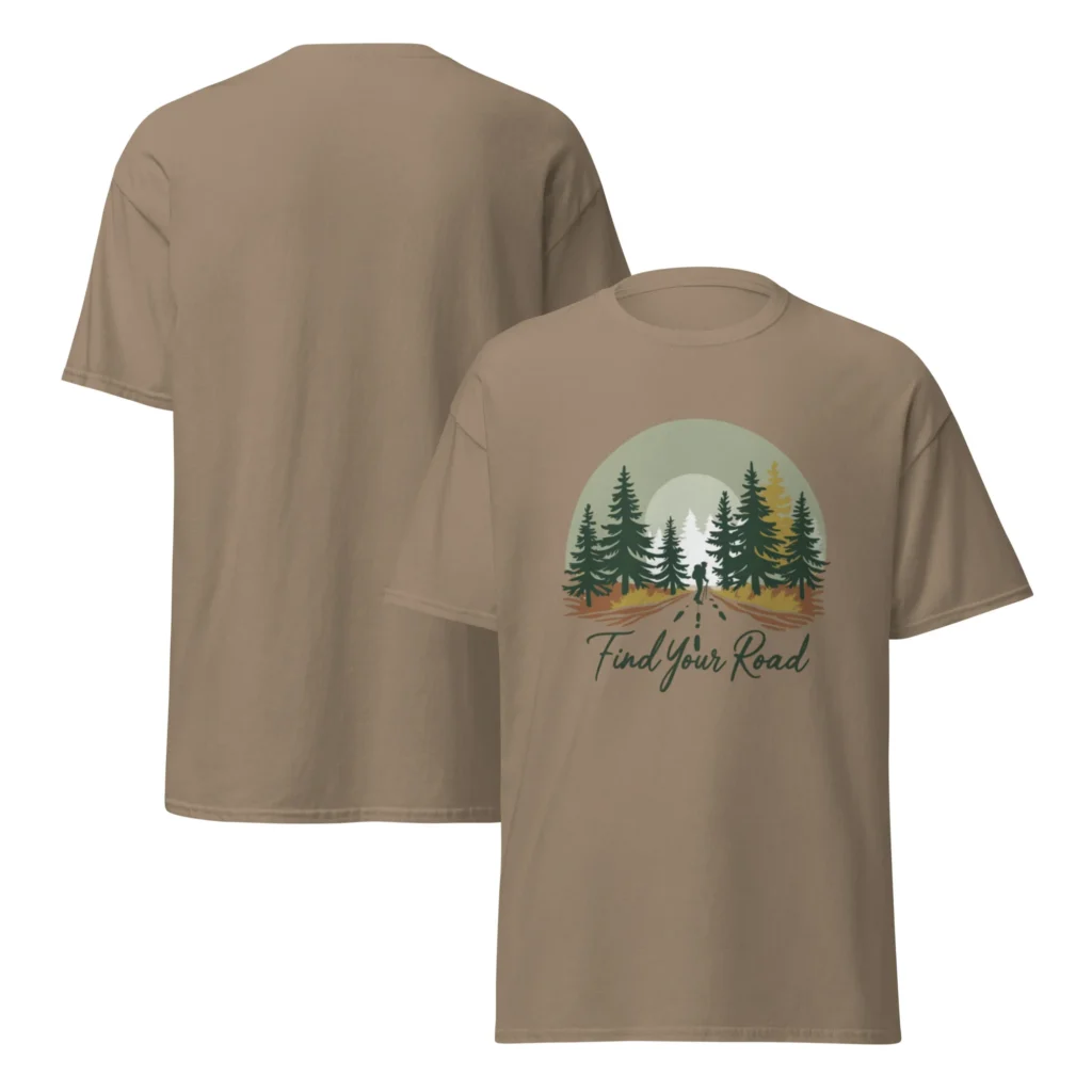 Find Your Road T-Shirt - Adventure Tee For Outdoor Lovers - Decorased