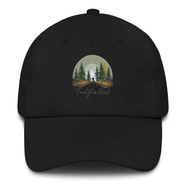 Find Your Road Embroidered Dad Hat - Father's Day Gift