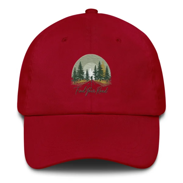 Find Your Road Embroidered Dad Hat - Father's Day Gift