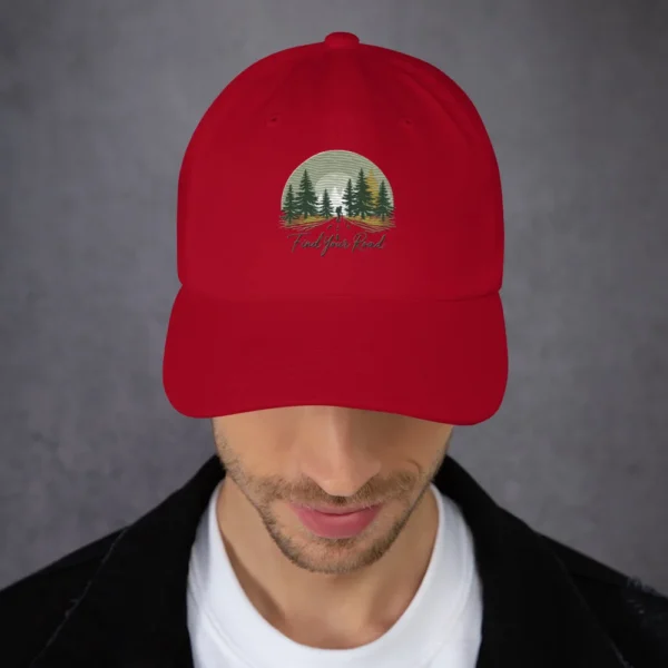 Find Your Road Embroidered Dad Hat - Father's Day Gift