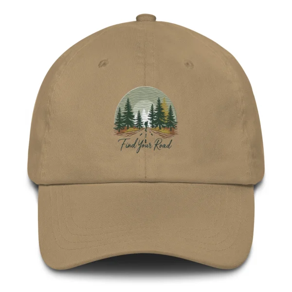 Find Your Road Embroidered Dad Hat - Father's Day Gift