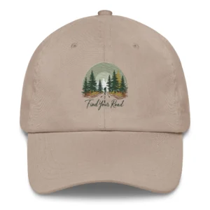 Find Your Road Embroidered Dad Hat - Father's Day Gift