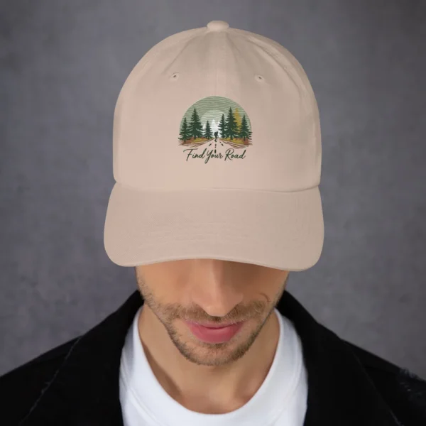 Find Your Road Embroidered Dad Hat - Father's Day Gift