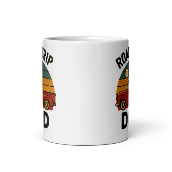 Road-Trip Dad Travel Mug - Retro Sunset Dad Coffee Mug
