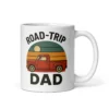Road-Trip Dad Travel Mug - Retro Sunset Dad Coffee Mug