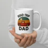 Road-Trip Dad Travel Mug - Retro Sunset Dad Coffee Mug