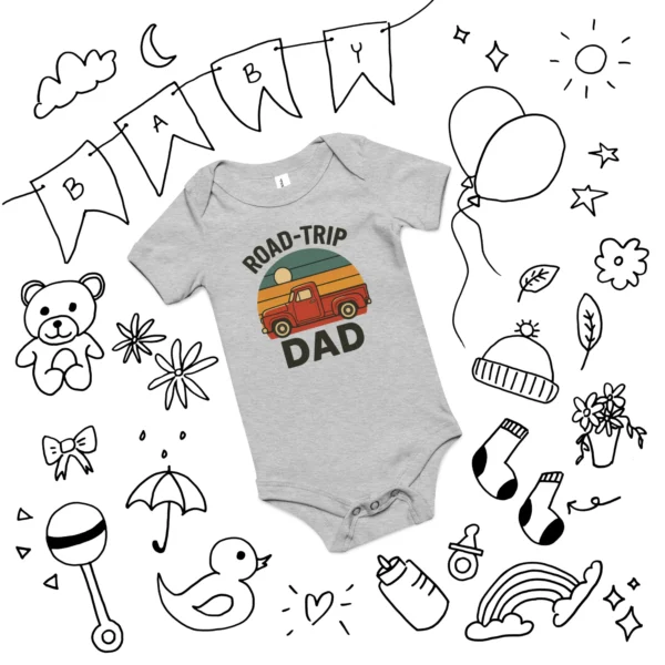 Road-Trip Cutie Baby Onesie - Baby short sleeve one piece