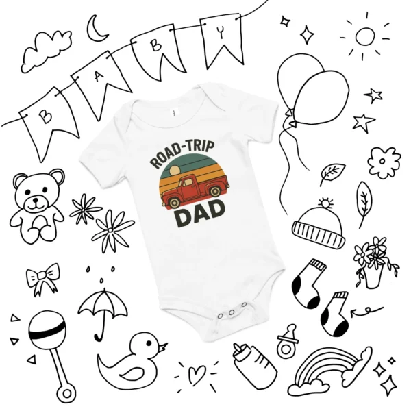 Road-Trip Cutie Baby Onesie - Baby short sleeve one piece