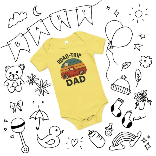 Road-Trip Cutie Baby Onesie - Baby short sleeve one piece